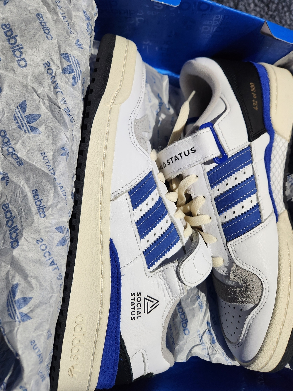 ADIDAS #432 of 500 Rare exclusives...Social Status Low-Top Sneakers ...B/O